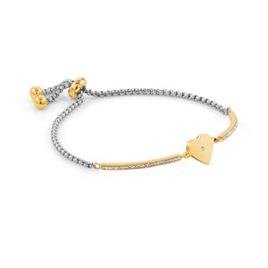 MILLELUCI BRACELET WITH CZ 028006/022 HEART