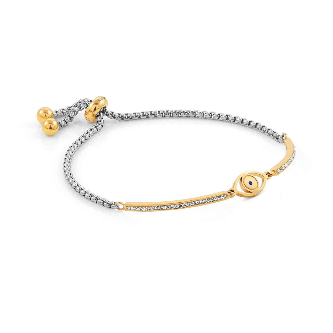 MILLELUCI BRACELET WITH CZ 028006/056 EYE OF GOD