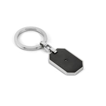 Load image into Gallery viewer, STRONG DIAMOND KEYRING 028336/039 BLACK PVD &amp; BLACK DIAMOND
