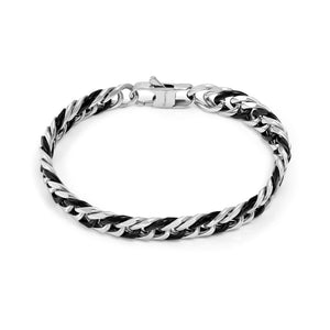 B-YOND BRACELET 028945/036/037/038 S/STEEL & BLACK PVD LINK CHAIN