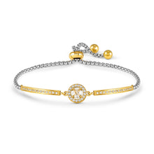 Load image into Gallery viewer, ROYAL DREAM BRACELET WITH CZ 029802/017 GOLD CIRCLE
