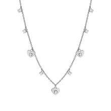 Load image into Gallery viewer, MYSOPHIE NECKLACE 029902/022 HEARTS &amp; CZ PENDANTS
