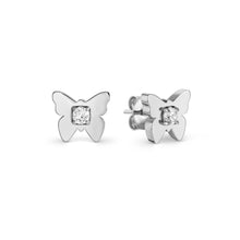 Load image into Gallery viewer, MYSOPHIE EARRINGS 029903/010 BUTTERFLY CZ STUDS
