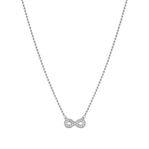 SOFFIO D'AMORE NECKLACE 134001/024 CZ INFINITY PENDANT