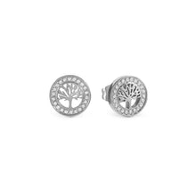 Load image into Gallery viewer, SOFFIO D&#39;AMORE EARRINGS 134002/017 TREE OF LIFE WITH CZ
