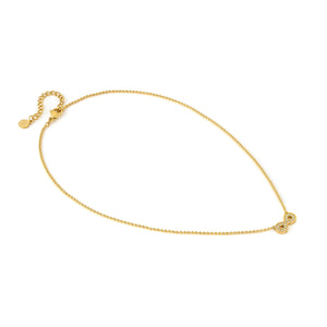 SOFFIO D'AMORE NECKLACE 134007/024 GOLD CZ INFINITY PENDANT