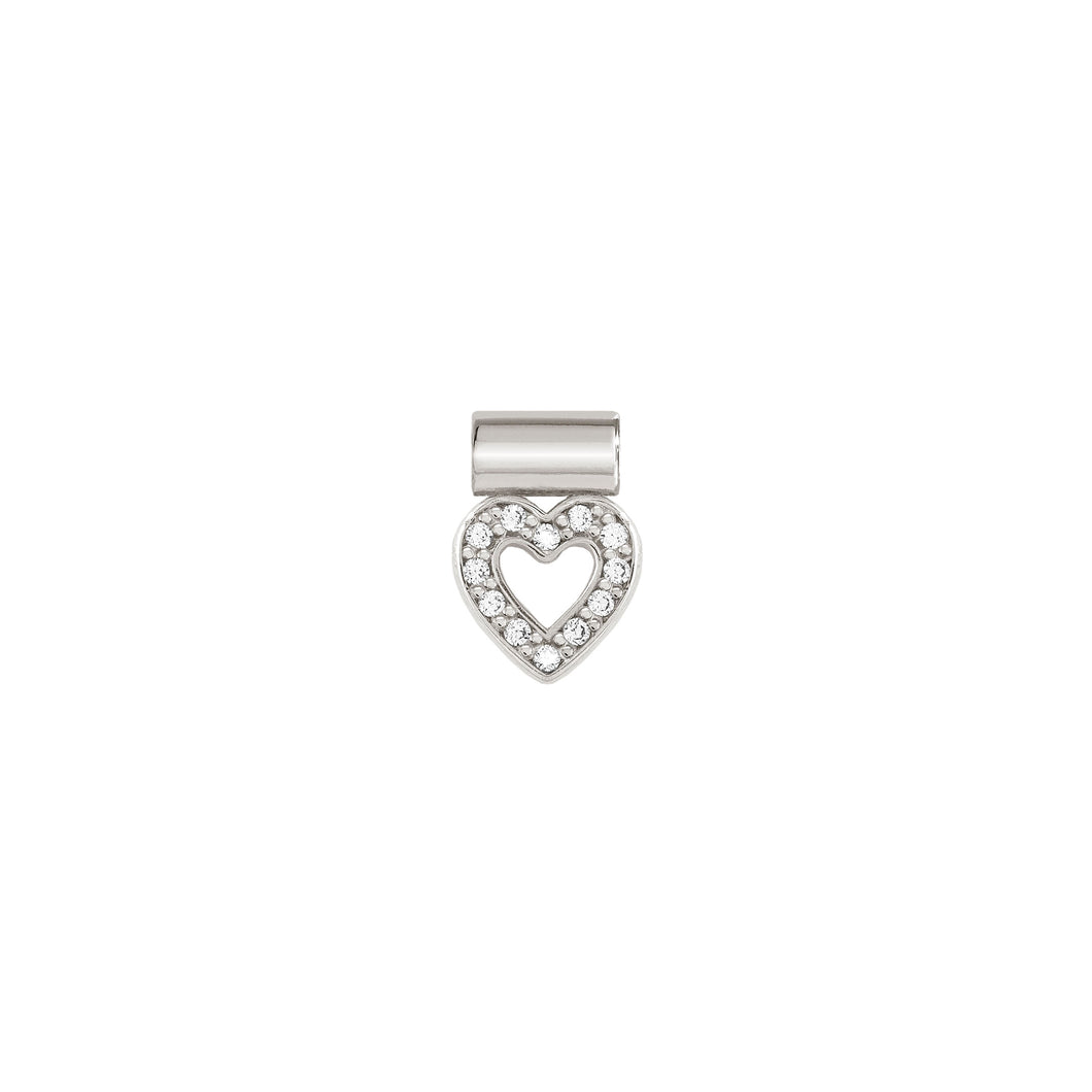 SEIMIA PENDANT 148865/022 HEART WITH WHITE CZ