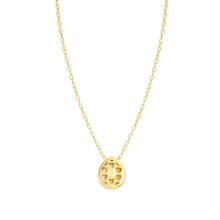 Load image into Gallery viewer, DOMINA NECKLACE GOLD WITH TEAR DROP PENDANT CZ 240402/015
