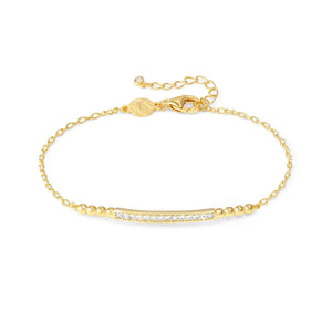 LOVECLOUD BRACELET GOLD WITH CZ 240503/012