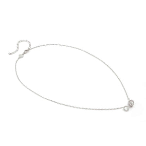 LOVECLOUD NECKLACE SILVER WITH CZ 240504/006 INFINITY