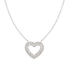 Load image into Gallery viewer, LOVECLOUD NECKLACE SILVER WITH CZ 240504/009 HEART
