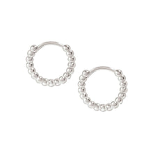 Load image into Gallery viewer, LOVECLOUD HOOP EARRINGS SILVER 240505/010
