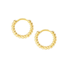 Load image into Gallery viewer, LOVECLOUD HOOP EARRINGS GOLD 240505/012
