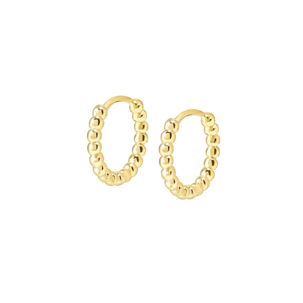 LOVECLOUD HOOP EARRINGS GOLD 240505/012