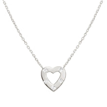 Load image into Gallery viewer, CARISMATICA NECKLACE 240903/033 SILVER HEART WITH CZ
