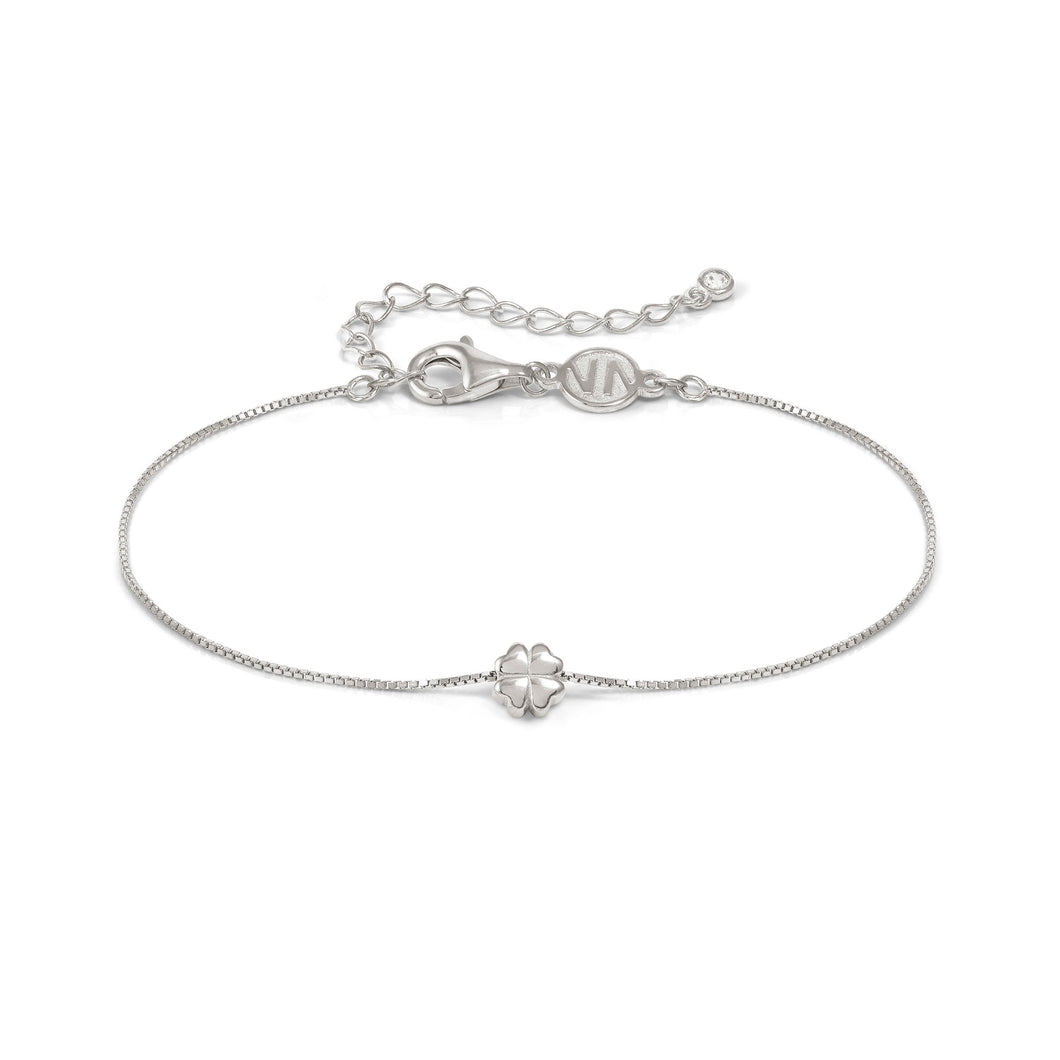 ARMONICA BRACELET 241302/001 SILVER FOUR LEAF CLOVER PENDANT