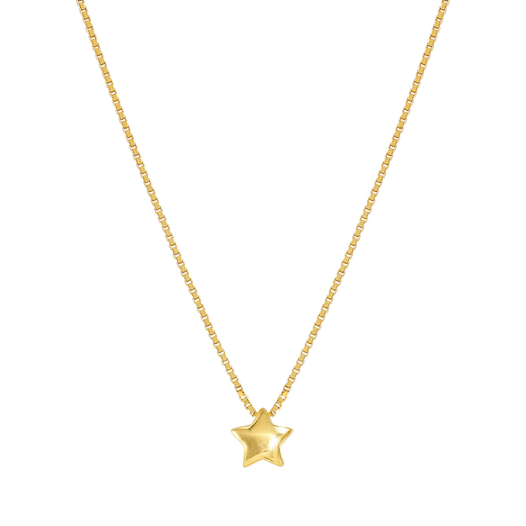 ARMONICA NECKLACE 241304/009 GOLD STAR PENDANT