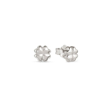 Load image into Gallery viewer, ARMONICA EARRINGS 241307/001 SMALL SILVER FOUR LEAF CLOVER STUDS
