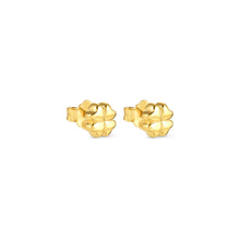 Load image into Gallery viewer, ARMONICA EARRINGS 241307/003 SMALL GOLD FOUR LEAF CLOVER STUDS
