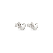 Load image into Gallery viewer, ARMONICA EARRINGS 241307/004 SMALL SILVER HEART STUDS
