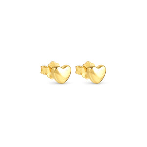 ARMONICA EARRINGS 241307/006 SMALL GOLD HEART STUDS