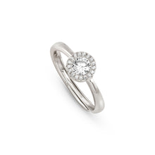 Load image into Gallery viewer, SEIDIVINA RING 241400/010 SIMPLE SILVER WITH CZ
