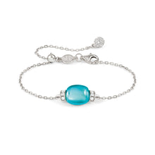 Load image into Gallery viewer, MYRADIANCE BRACELET 241502/042 BLUE PENDANT WITH CZ
