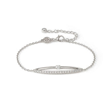 Load image into Gallery viewer, COSMIC LOVE BRACELET 2417105/001 SILVER WITH WHITE CZ
