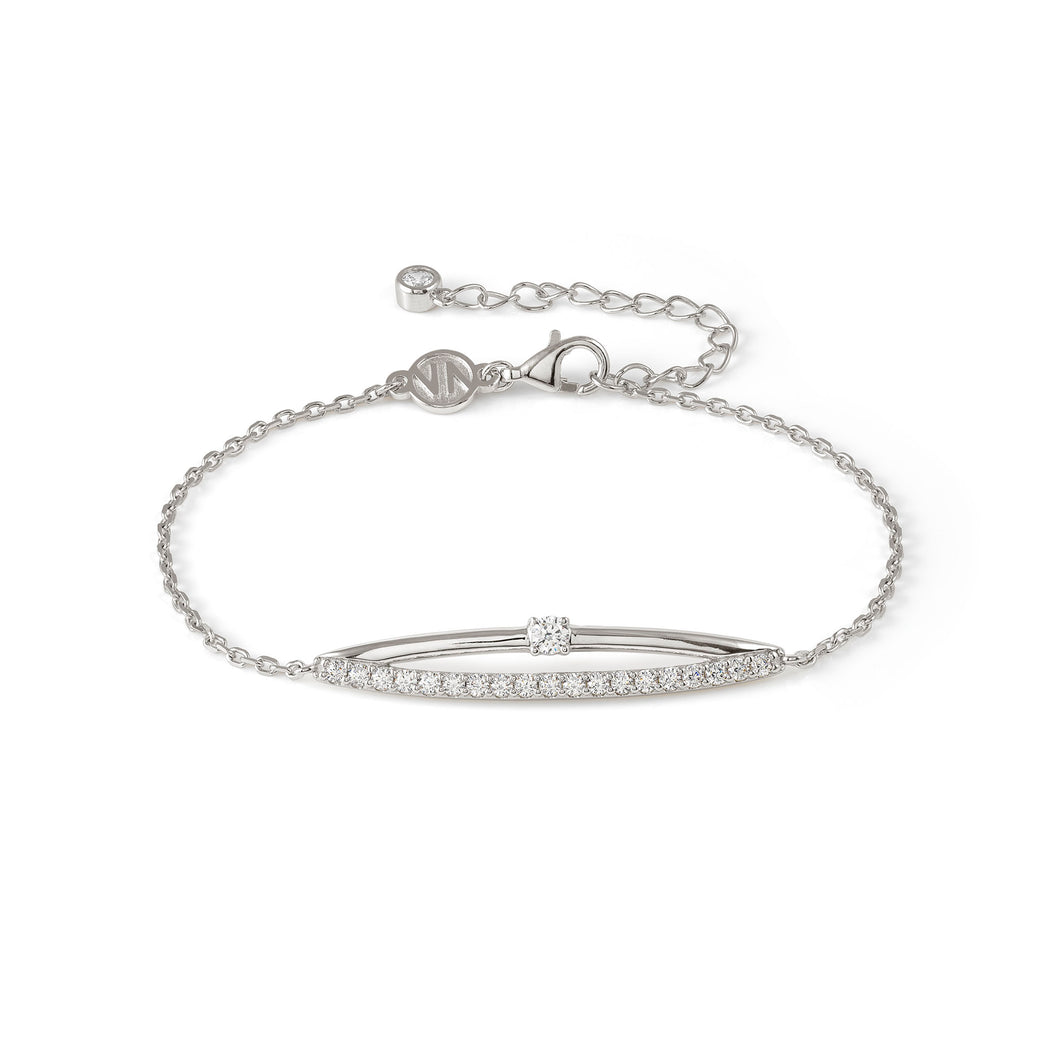 COSMIC LOVE BRACELET 2417105/001 SILVER WITH WHITE CZ