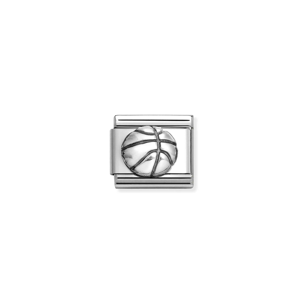 COMPOSABLE CLASSIC LINK 330101/70 BASKET BALL IN 925 SILVER