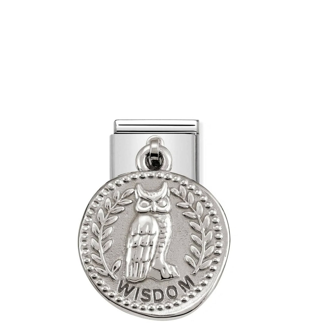 COMPOSABLE CLASSIC LINK 331804/16 WISDOM WISHES CHARM IN 925 SILVER