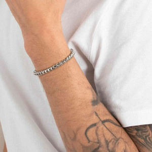 B-YOND BRACELET 028936/001  S/STEEL FISHBONE CHAIN