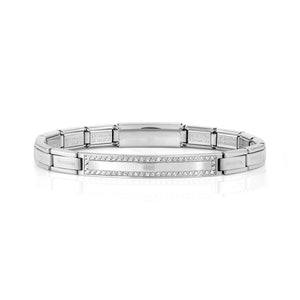 TRENDSETTER SMARTY BRACELET 021147/001 STAINLESS STEEL & CZ