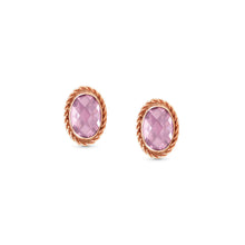 Load image into Gallery viewer, EARRINGS 027821/003 PINK CZ
