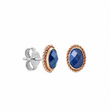 Load image into Gallery viewer, EARRINGS 027821/007 BLUE CZ
