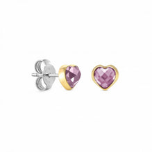 Load image into Gallery viewer, EARRINGS 027843/003 PINK CZ
