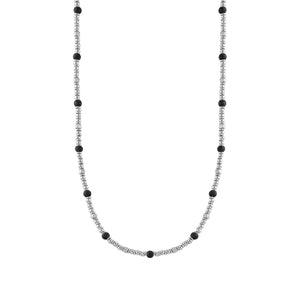 INSTINCT NECKLACE 027906/044 OPAQUE ONYX