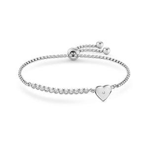 MILLELUCI BRACELET WITH CZ 028008/022 HEART