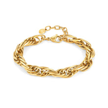 Load image into Gallery viewer, SILHOUETTE BRACELET 028503/012 GOLD PVD CHAIN
