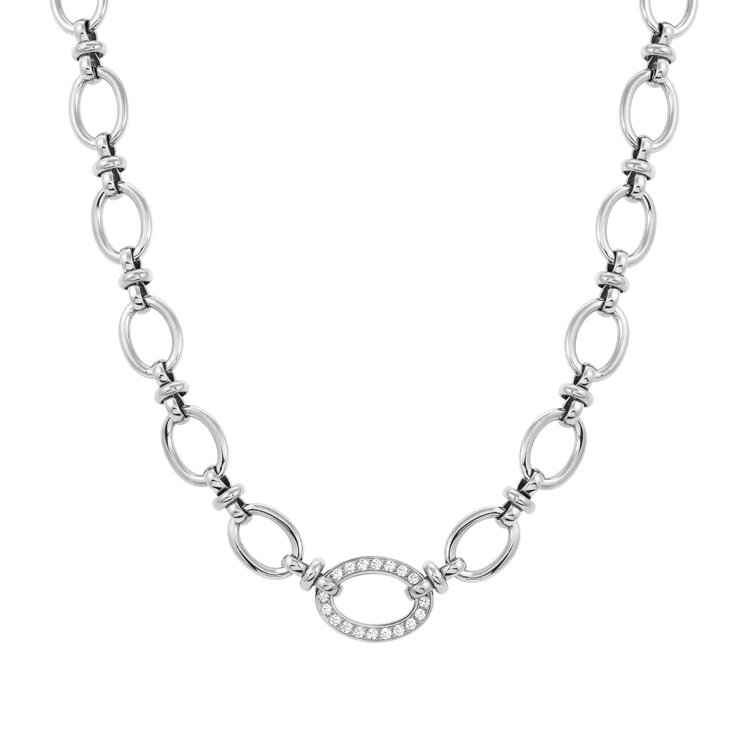 AFFINITY NECKLACE 028606/001 CHAIN & CZ