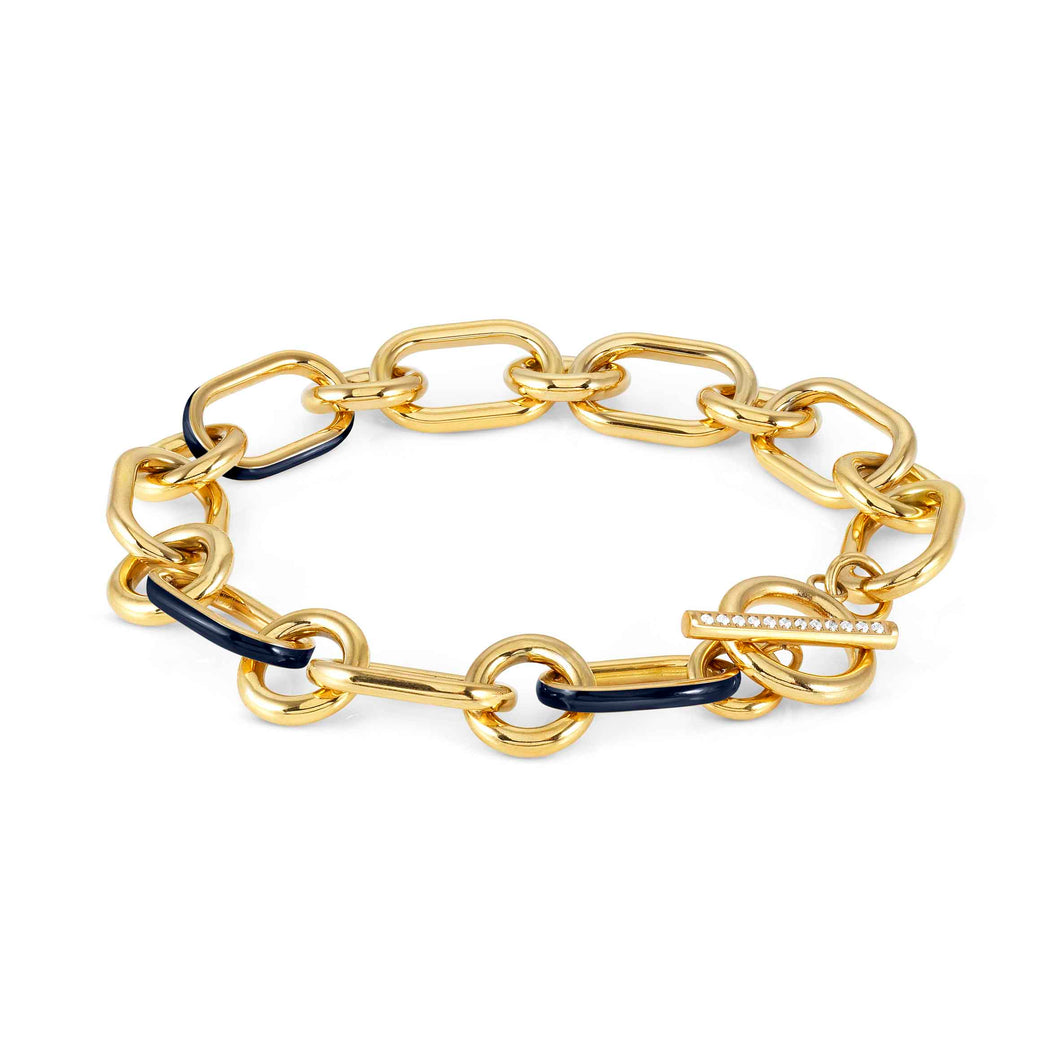 DRUSILLA BLUE BRACELET 028709/004 GOLD WITH CZ