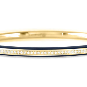 DRUSILLA BLUE BANGLE 028710/004 GOLD WITH CZ