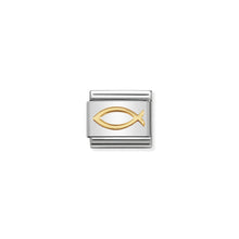 Load image into Gallery viewer, COMPOSABLE CLASSIC LINK 030105/08 ICHTHYS IN 18K GOLD
