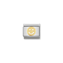 Load image into Gallery viewer, COMPOSABLE CLASSIC LINK 030110/06 SMILEY FACE IN 18K GOLD
