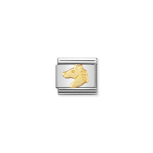 COMPOSABLE CLASSIC LINK 030112/10 HORSE HEAD IN 18K GOLD