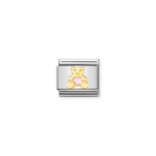 Load image into Gallery viewer, COMPOSABLE CLASSIC LINK 030272/64 PINK BEAR IN 18K GOLD
