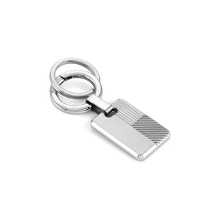 KEYRING 131707/005 ENGRAVED STAINLESS STEEL