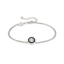 Load image into Gallery viewer, AUREA BRACELET 145702/011 SILVER, BLACK &amp; WHITE CZ
