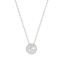 Load image into Gallery viewer, AUREA NECKLACE 145703/010 SILVER &amp; WHITE CZ
