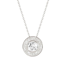 Load image into Gallery viewer, AUREA NECKLACE 145704/010 SILVER, WHITE CZ
